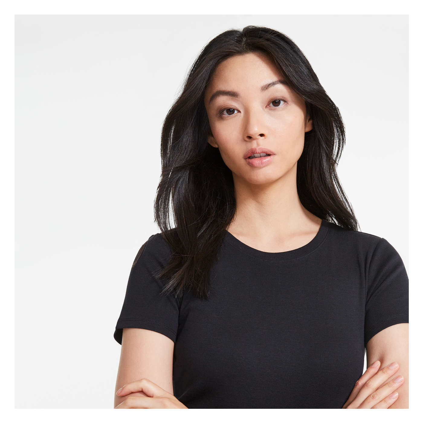 Crew Neck Organic Cotton Tee