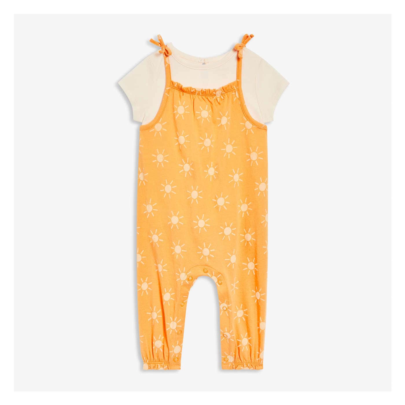 Baby Girls' 2 Piece Romper Set