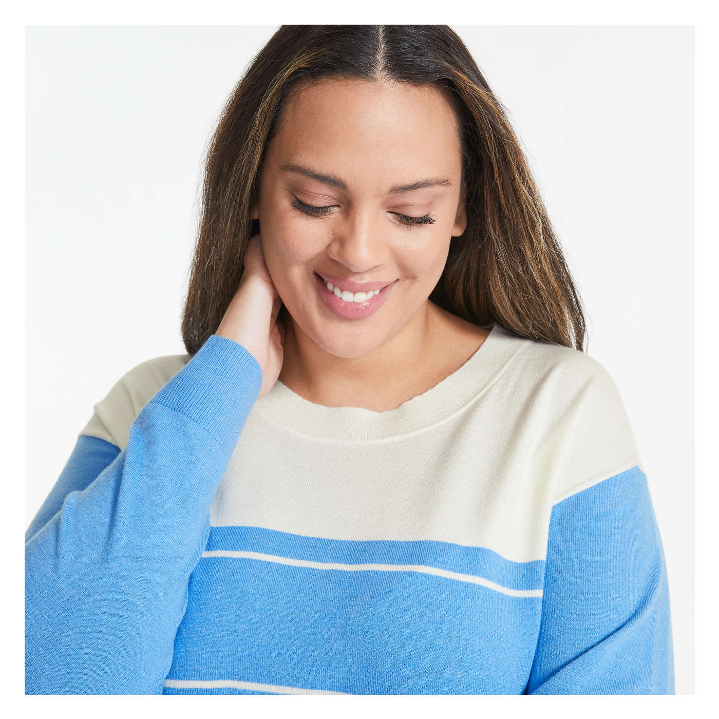 Women+ Stripe Sweater