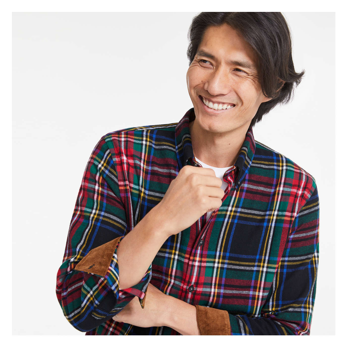 Men's Button-Down Flannel Shirt