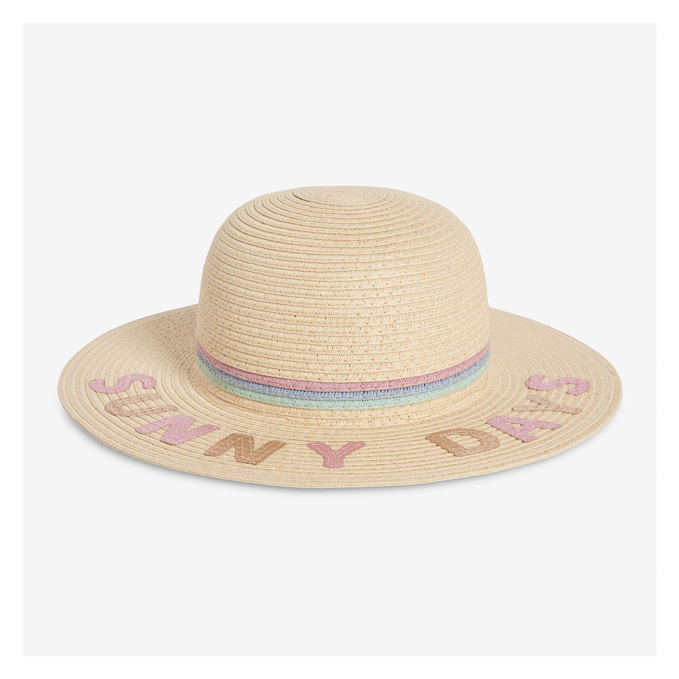 Toddler Girls' Appliqu¨Ś Straw Hat