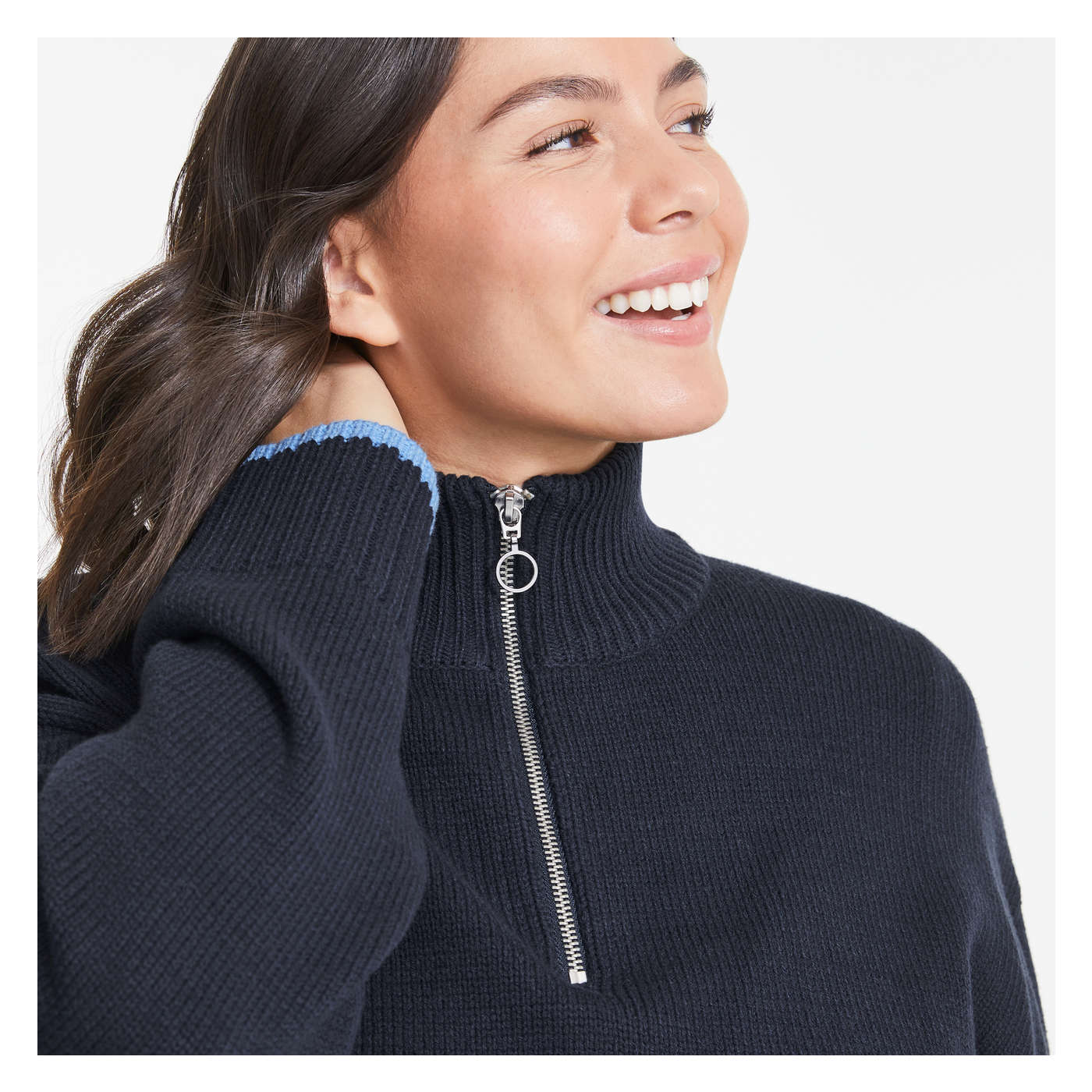 Women+ Quarter-Zip Sweater