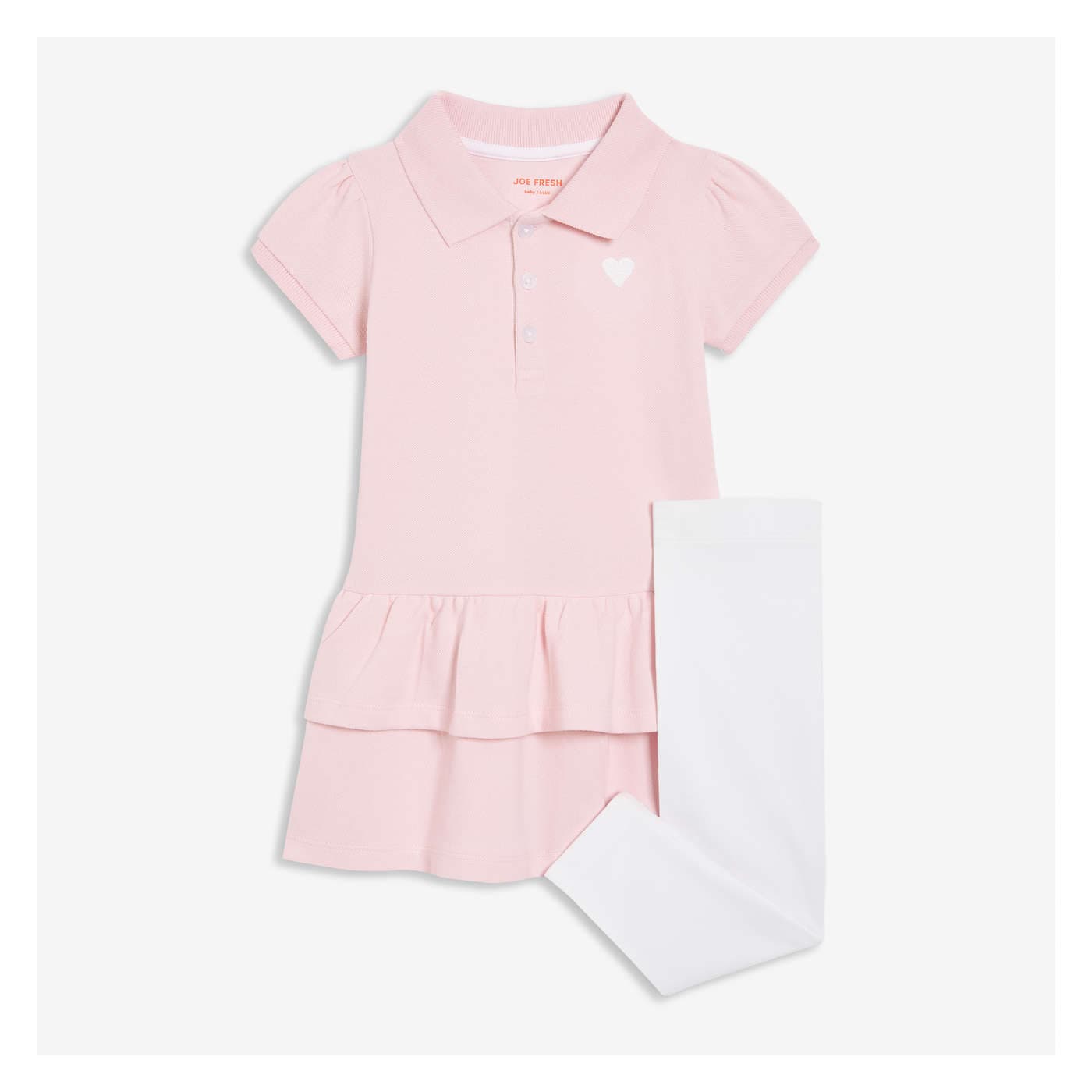 Baby Girls' 2 Piece Polo Dress Set