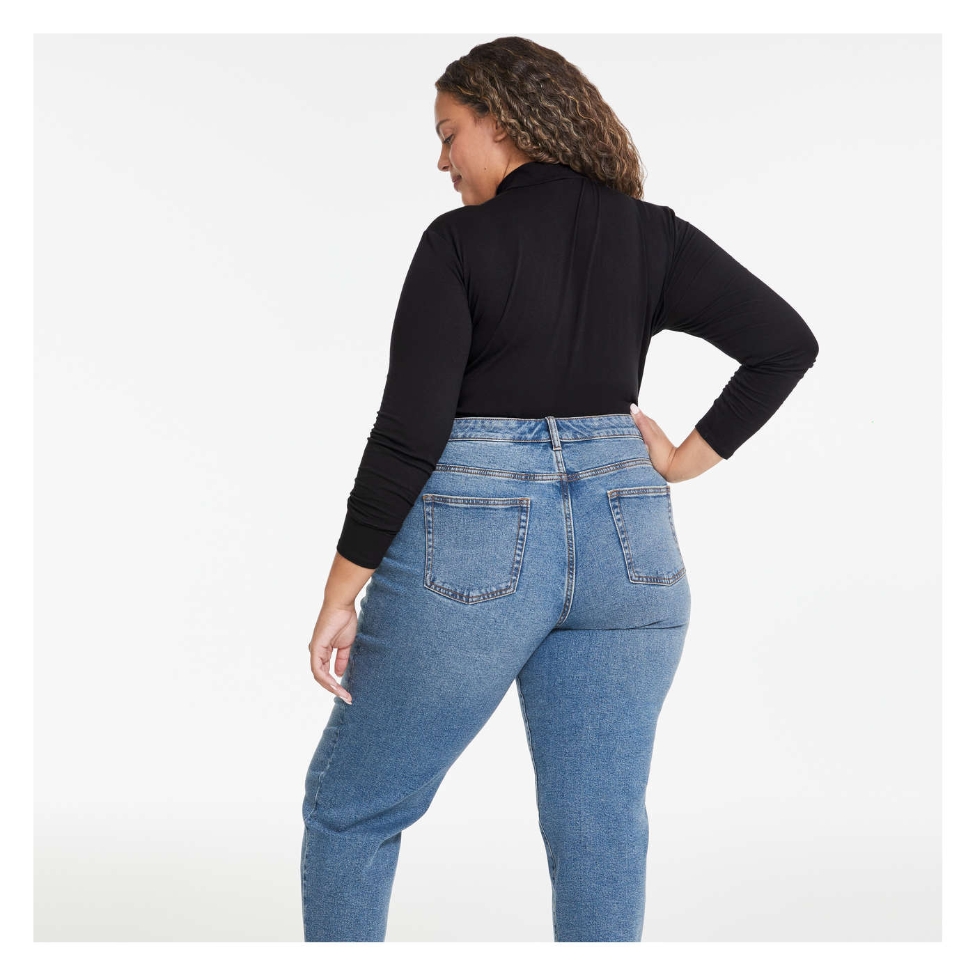 Women+ High Rise Straight Jean