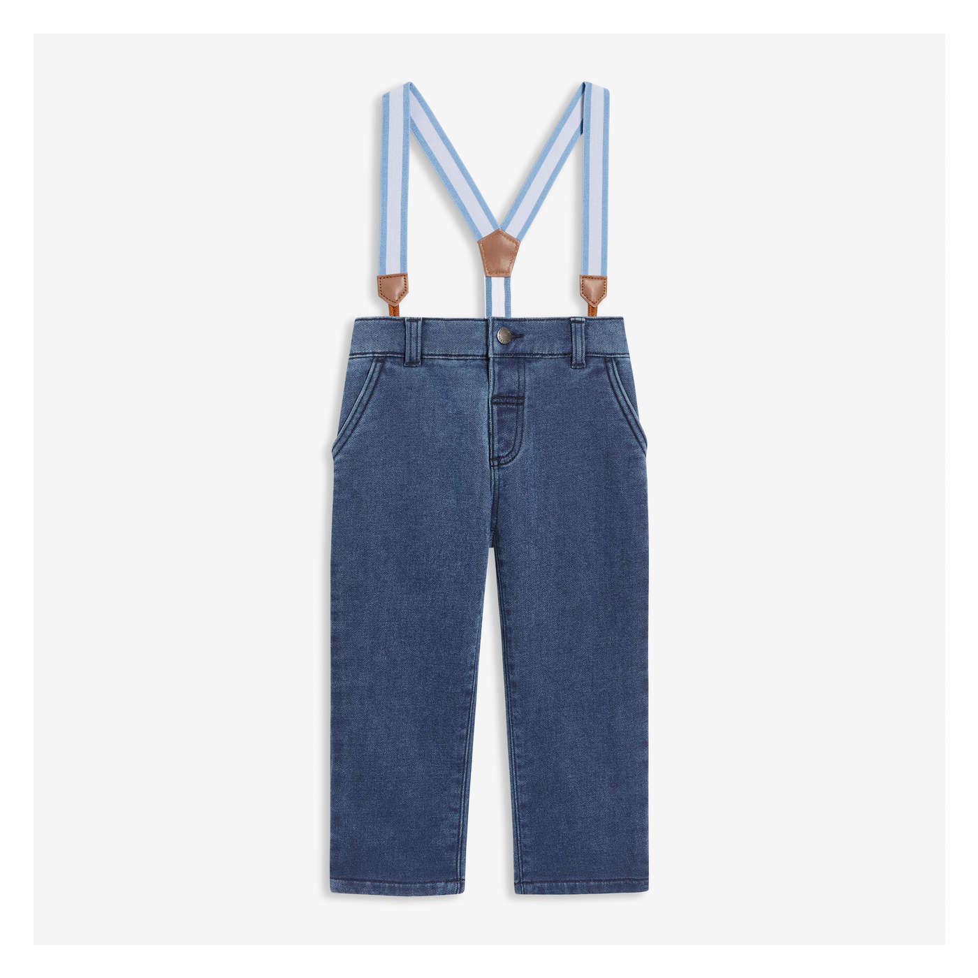 Toddler Boys' Suspender Pant