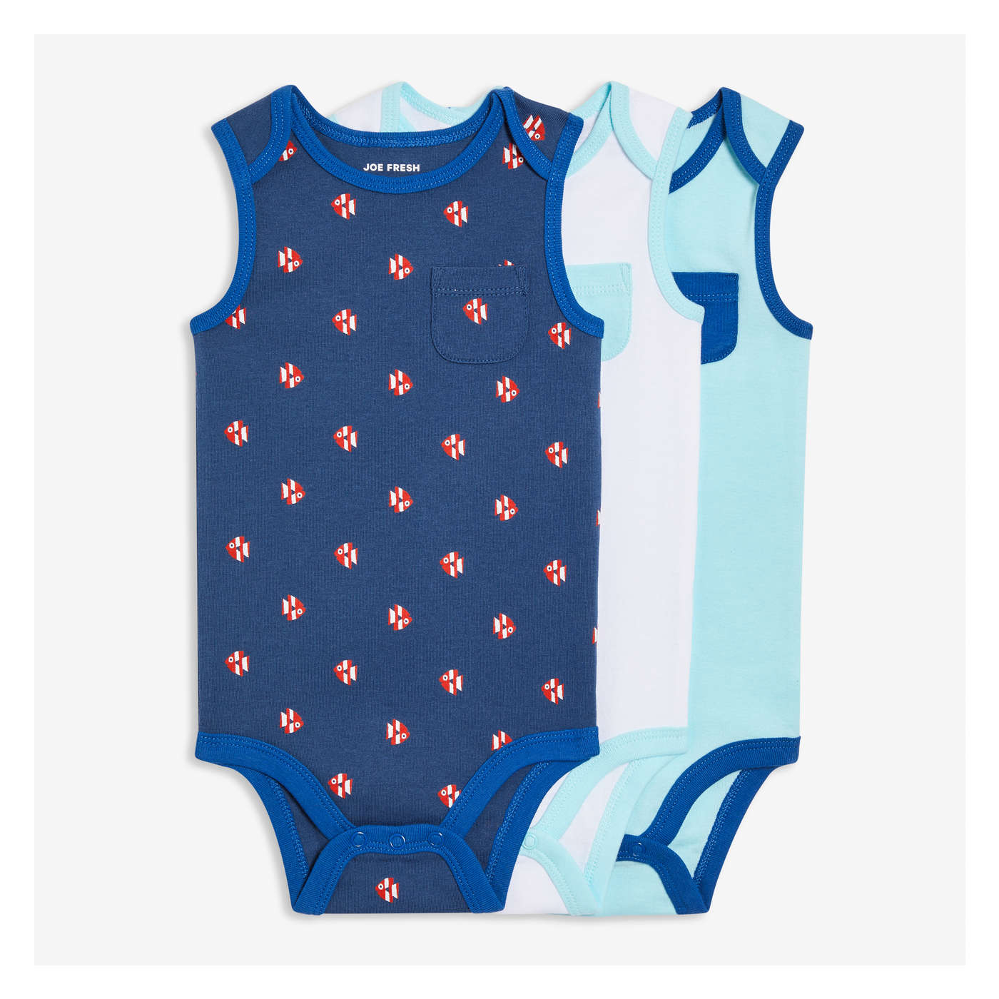 Baby Boys' 3 Pack Bodysuits