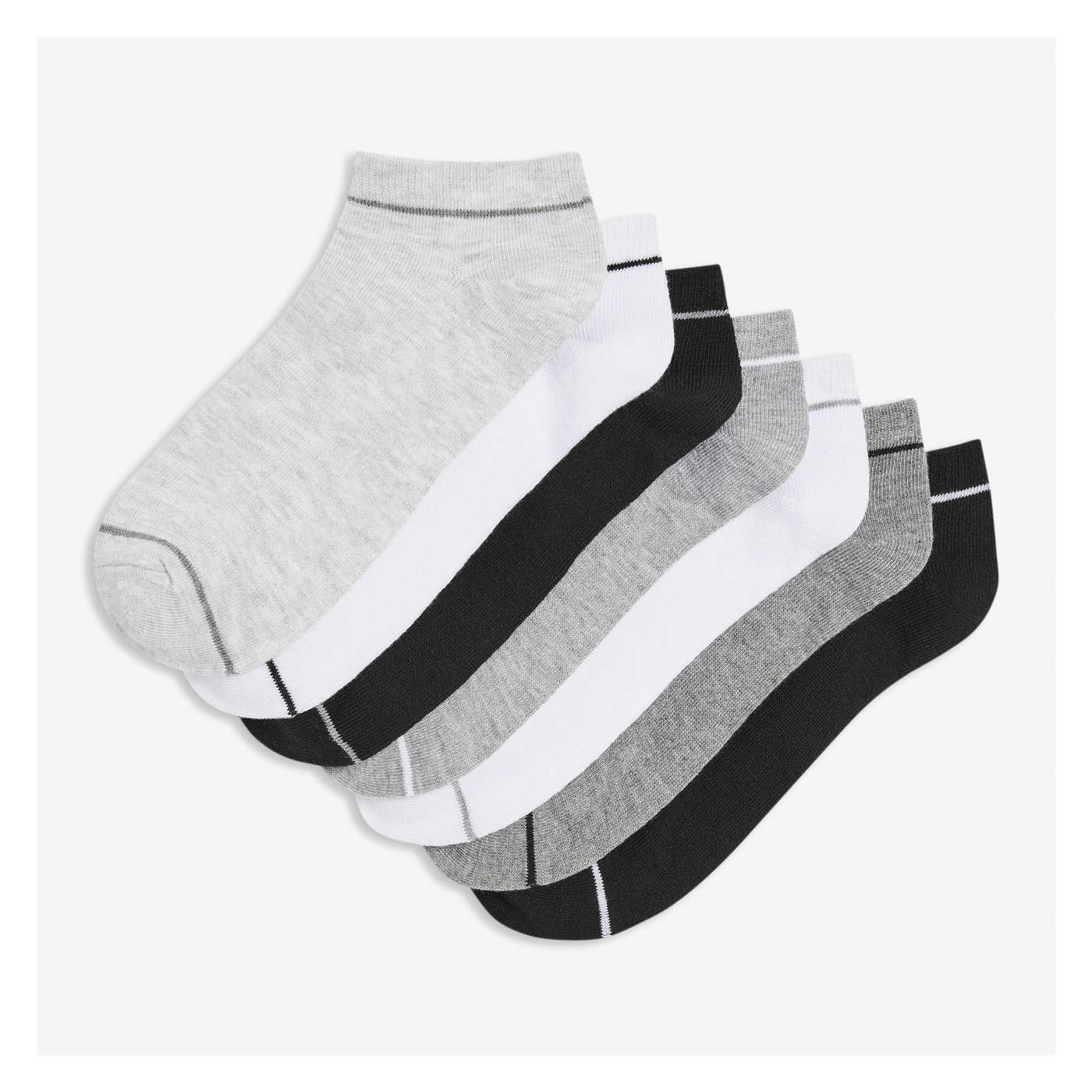 7 Pack Low-Cut Socks