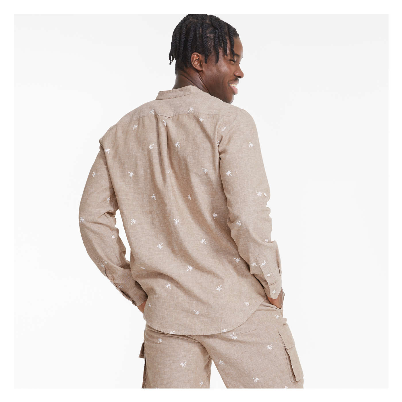 Men's Linen-Blend Shirt