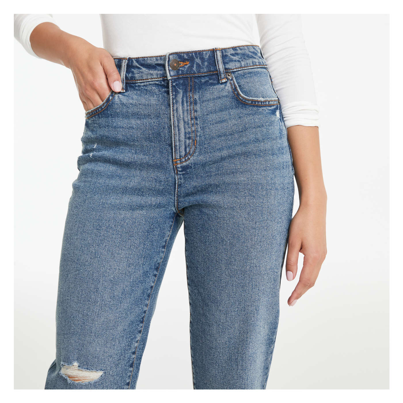 High Rise Straight Jean