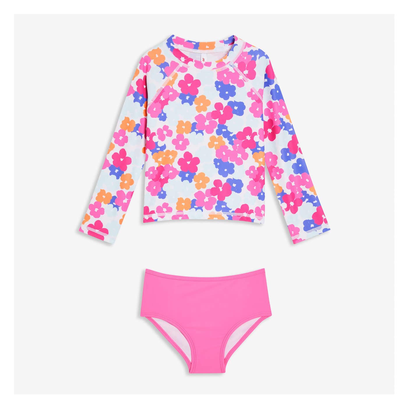Toddler Girls' 2 Piece Rash Guard Set