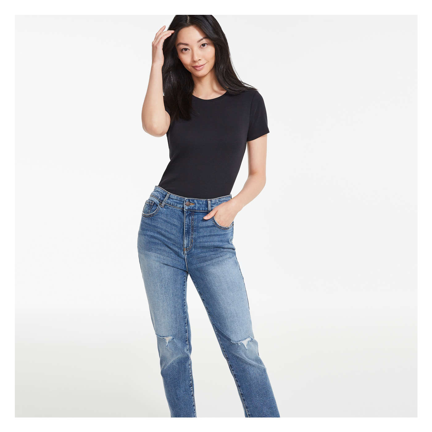 Crew Neck Organic Cotton Tee