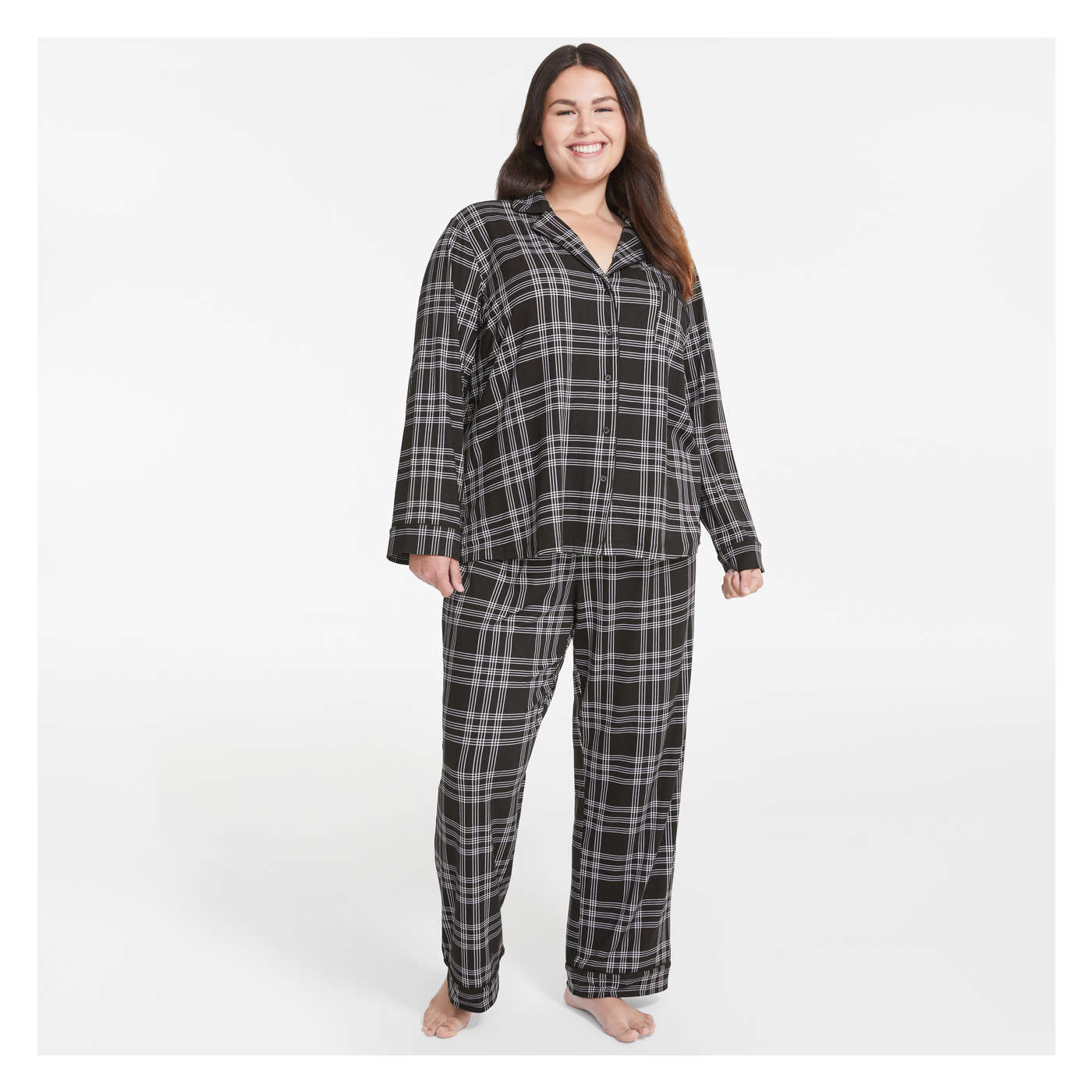 Women+ Piping Sleep Shirt