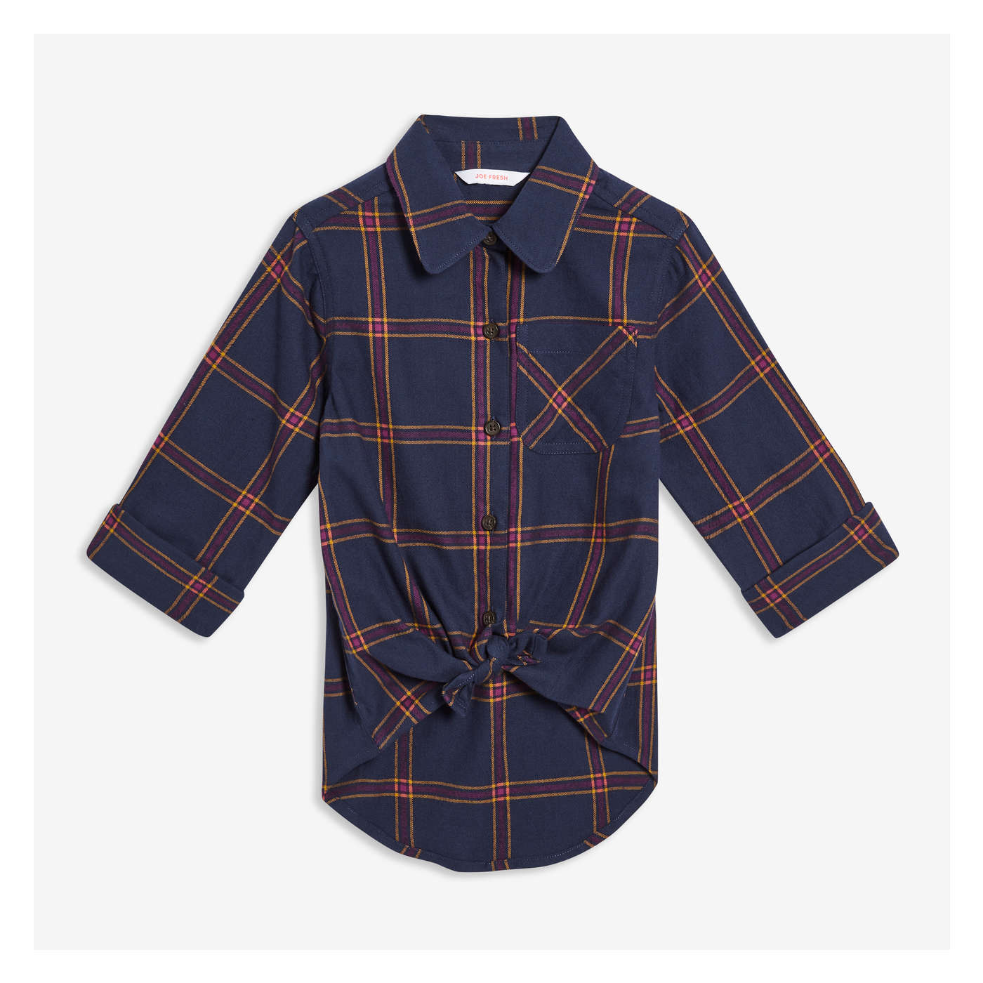 Kid Girls' Flannel Shirt