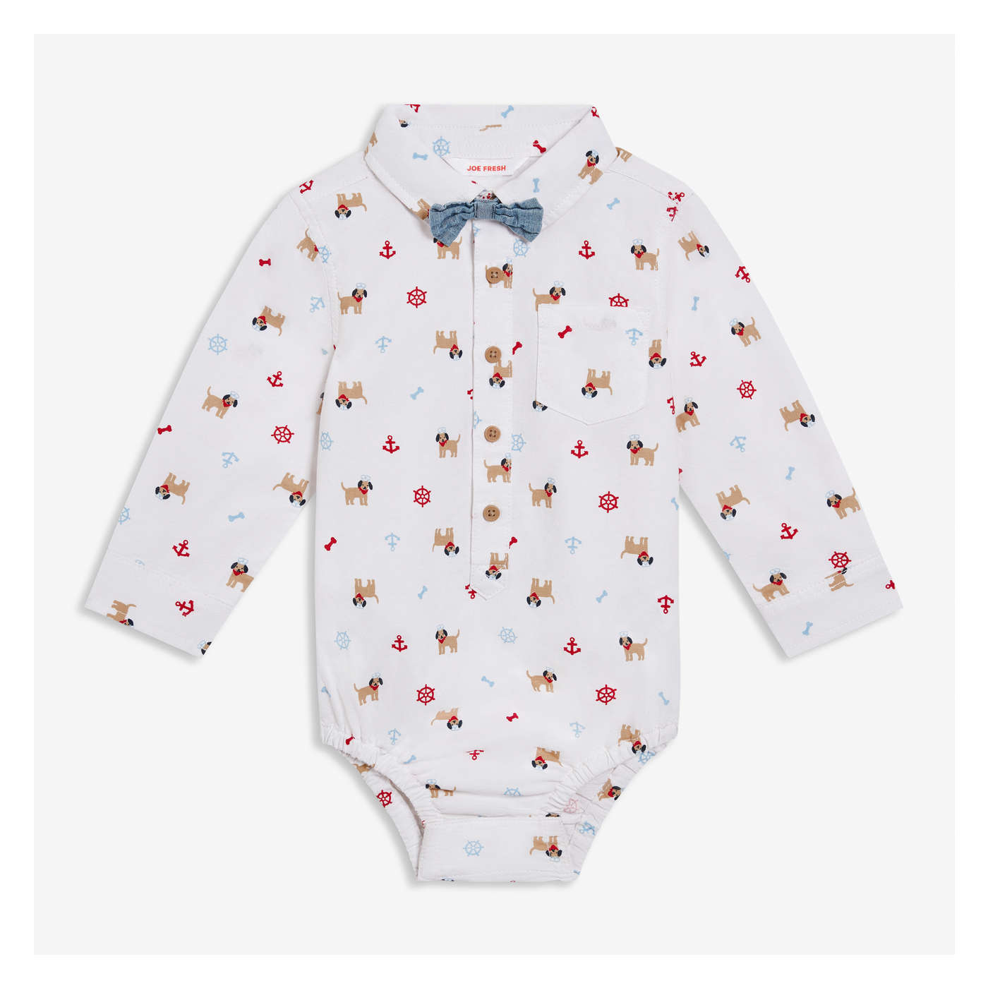 Baby Boys' Bodysuit with Bow Tie
