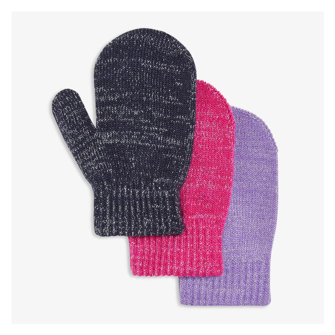 Toddler Girls' 3 Pack Mitts