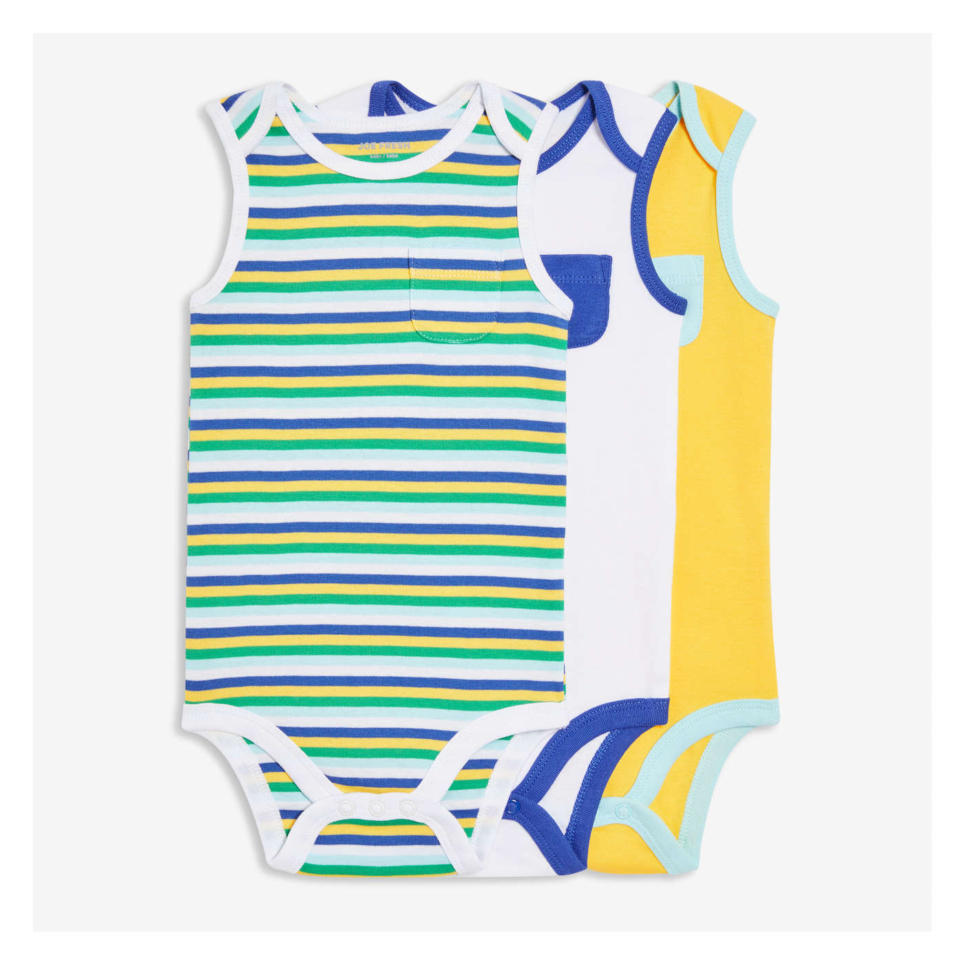Baby Boys' 3 Pack Bodysuits