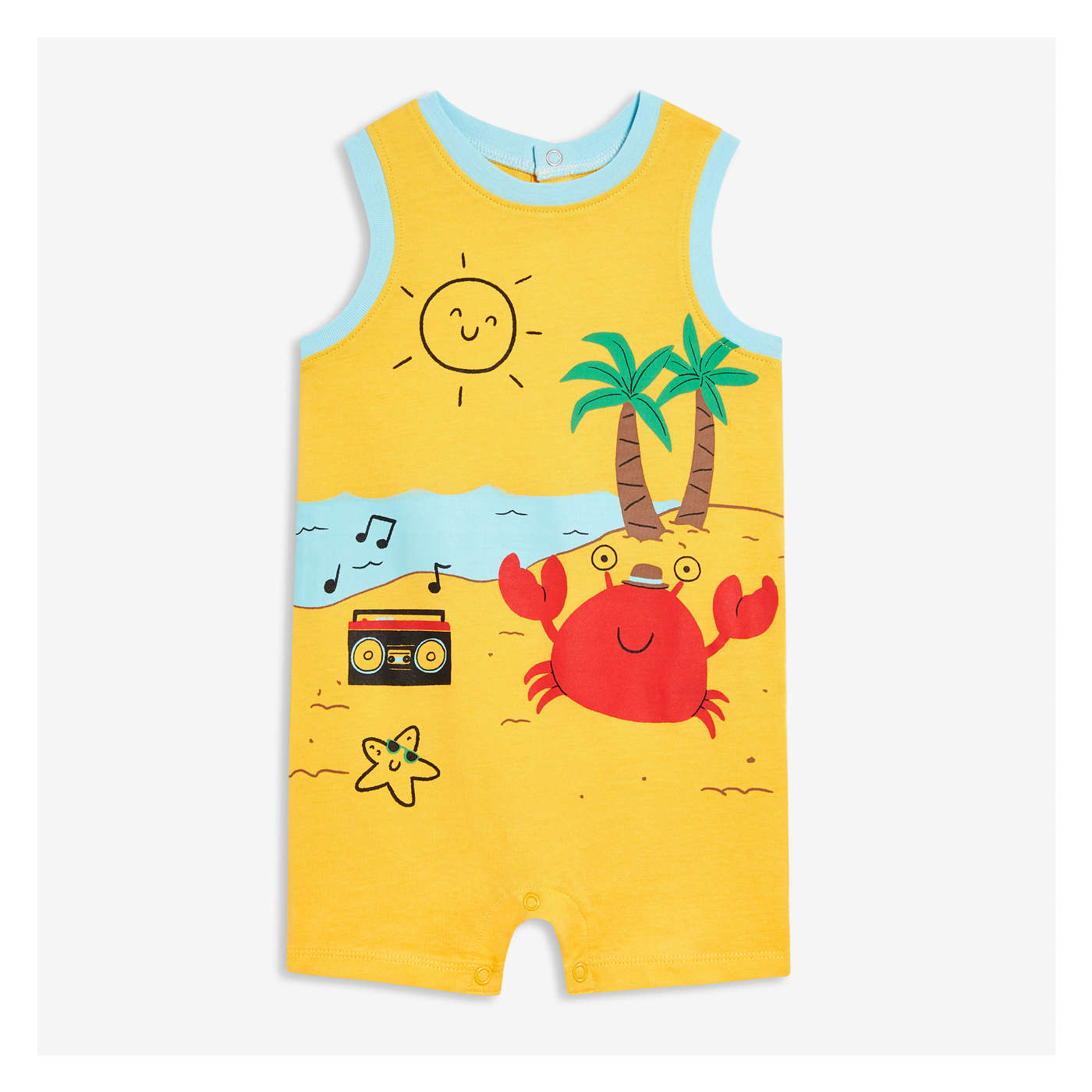 Baby Boys' Graphic Romper