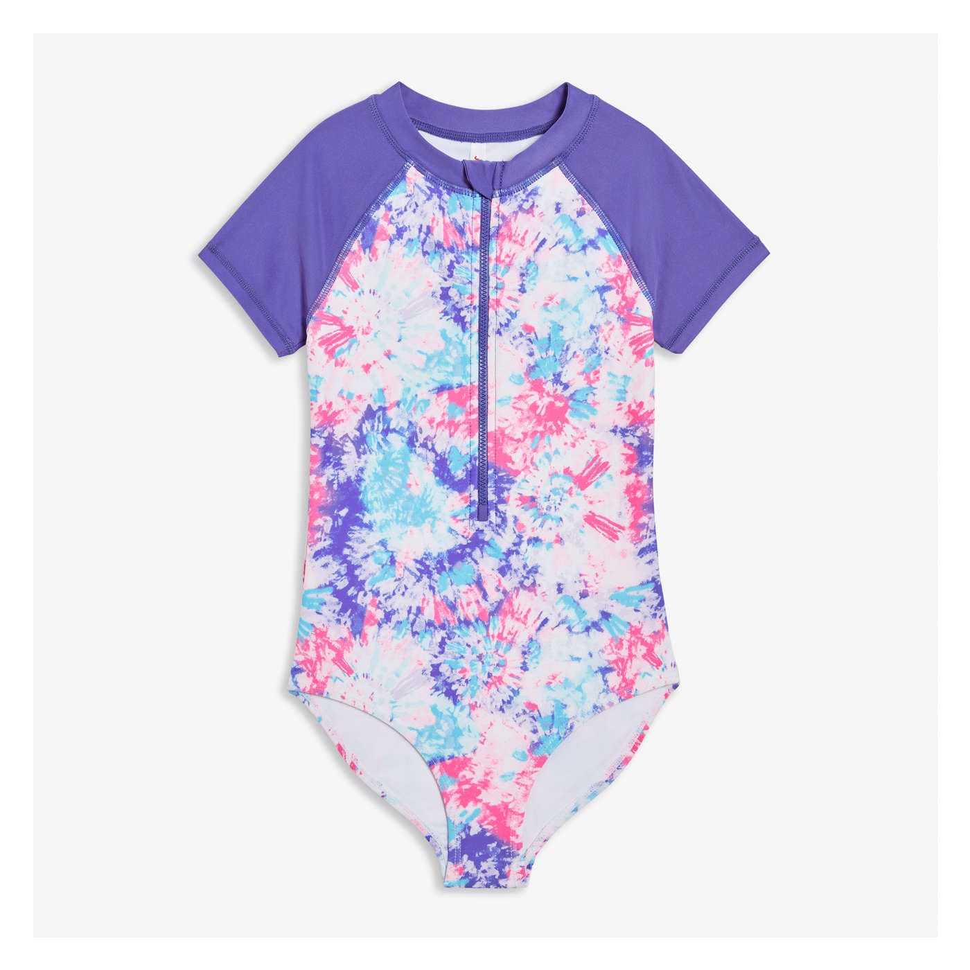 Kid Girls' Rash Guard Swimsuit