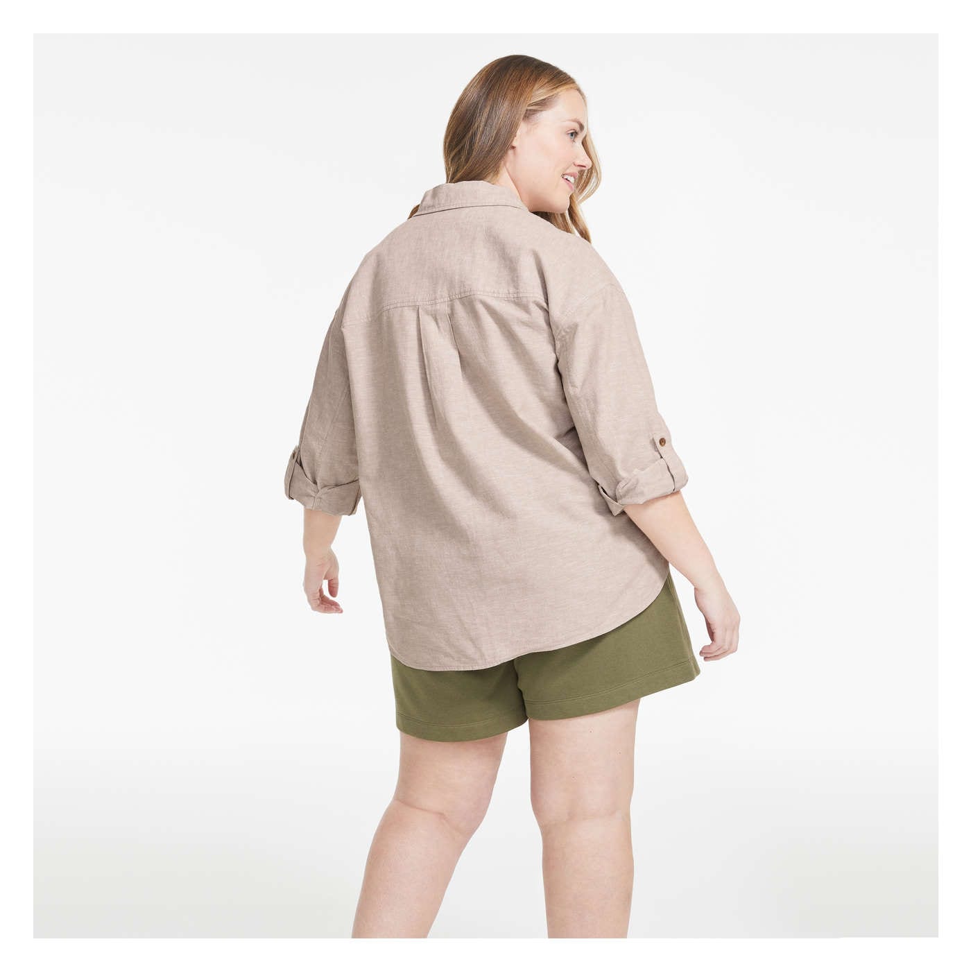 Women+ Linen-Blend Shirt