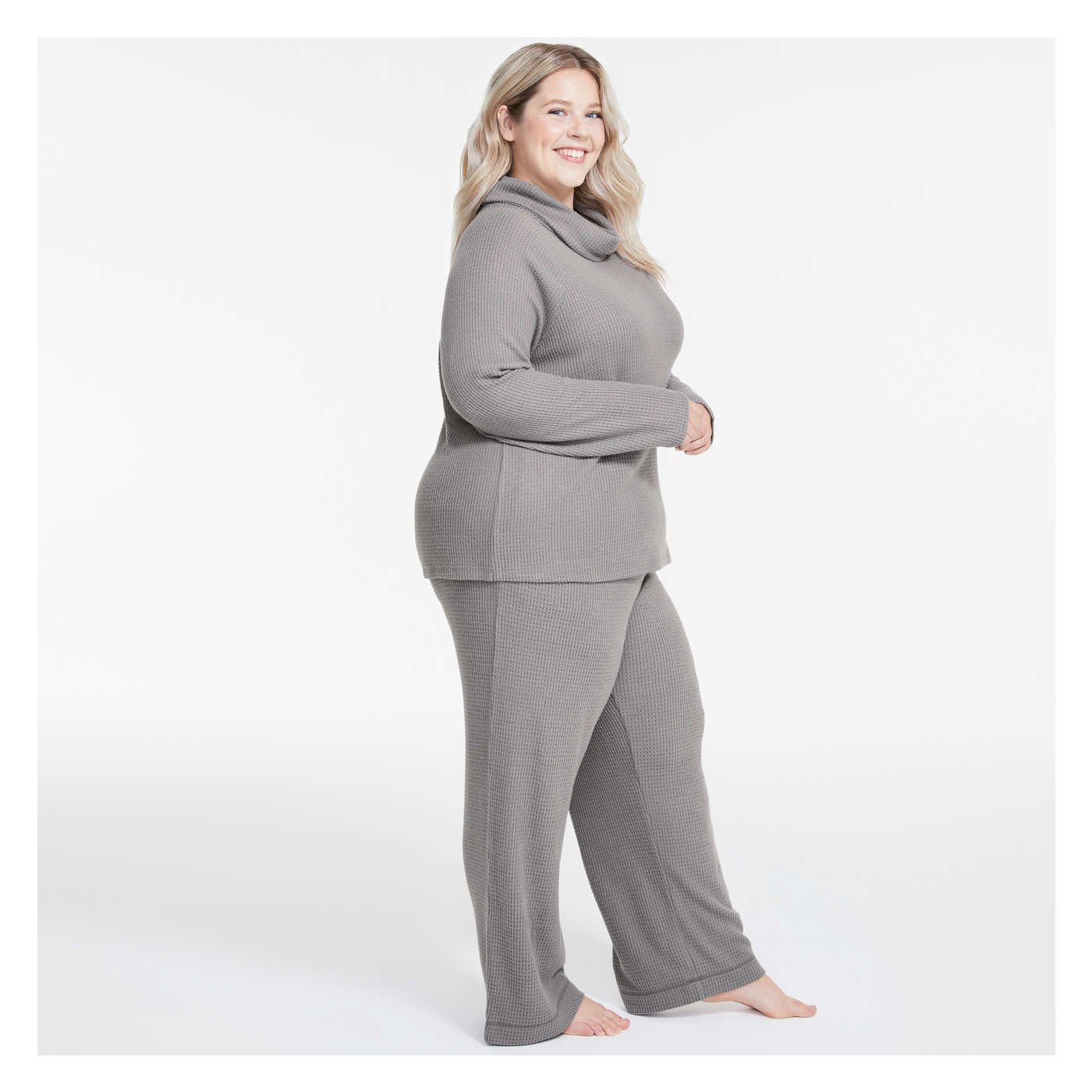Women+ Waffle Knit Sleep Top