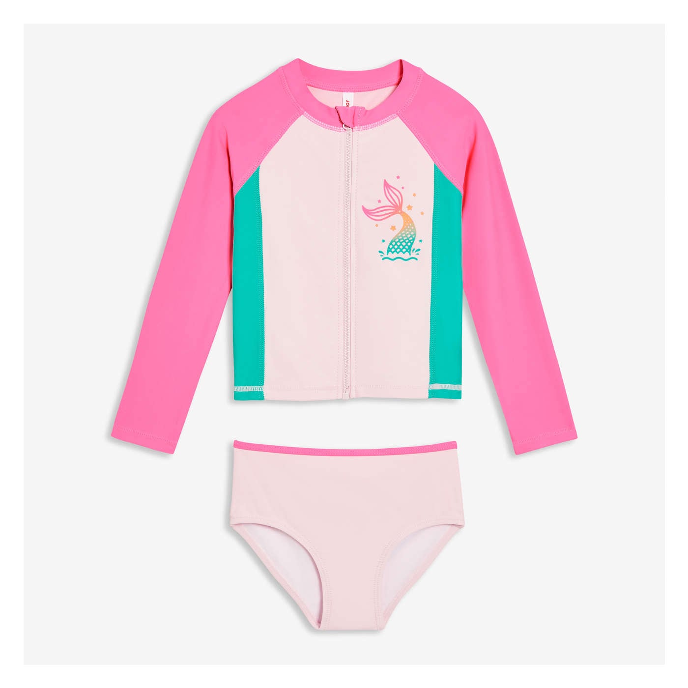 Toddler Girls' 2 Piece Rash Guard Set