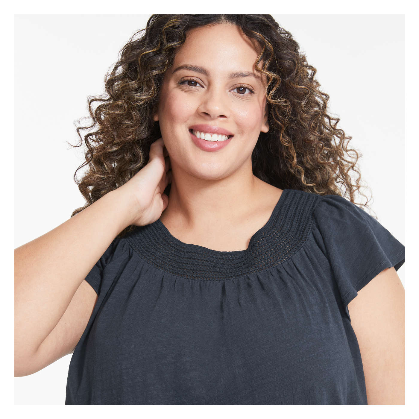Women+ Crochet Tee