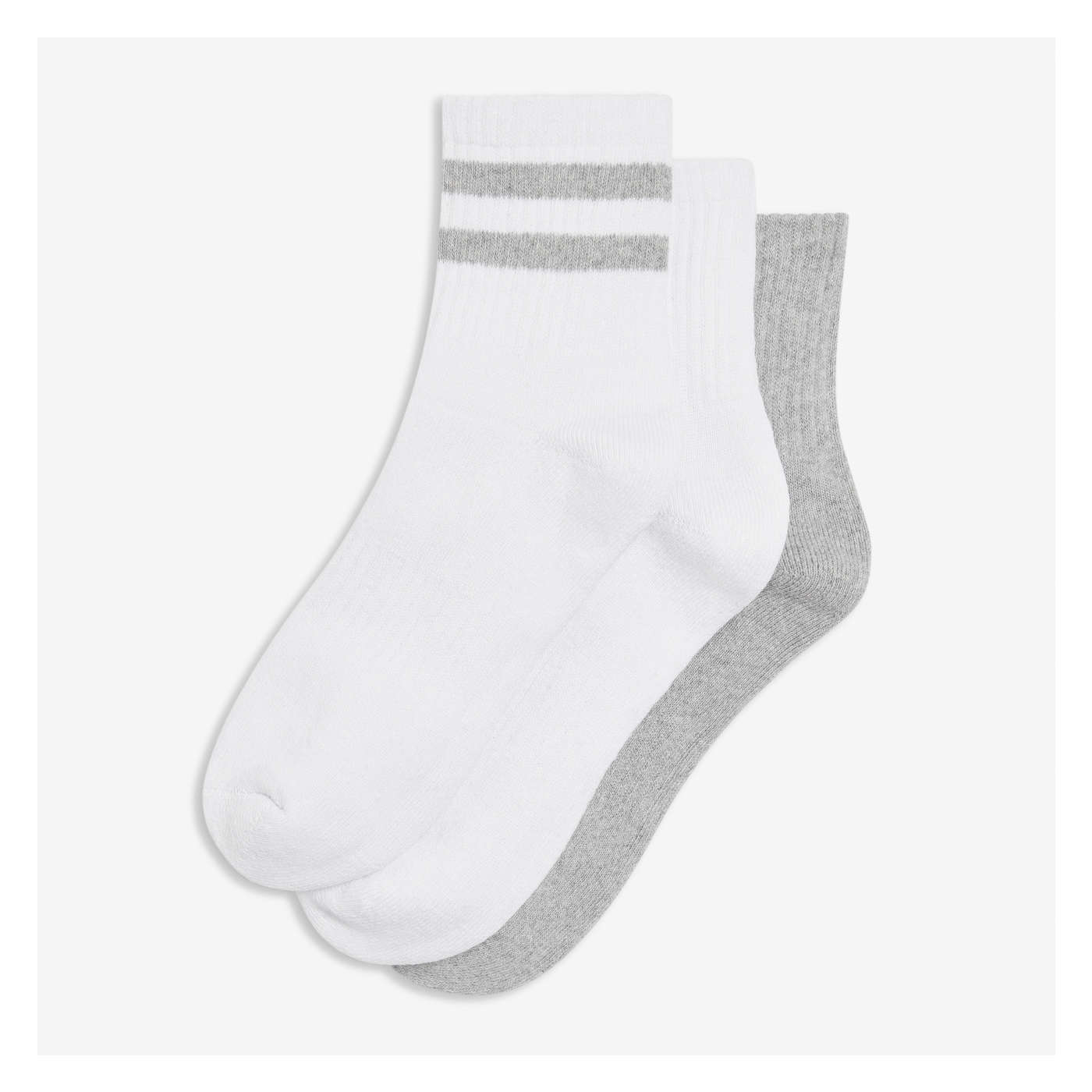 3 Pack Mid-Crew Socks