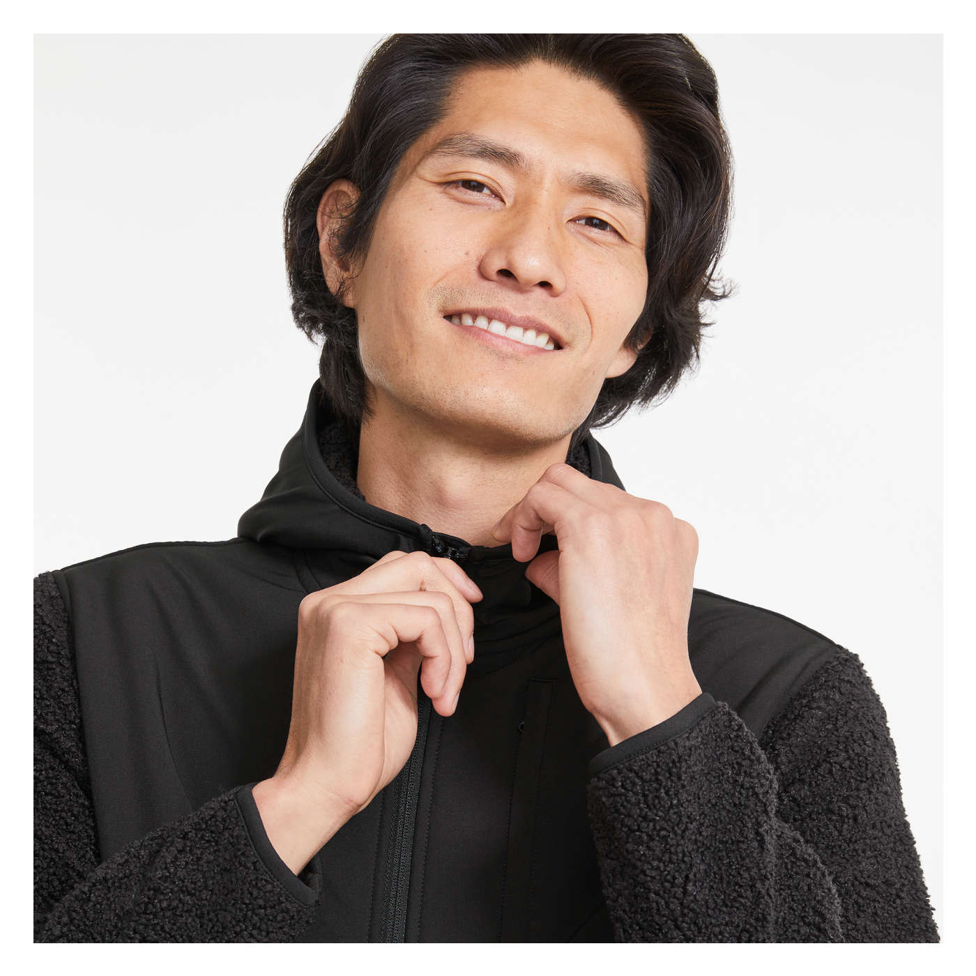 Men's Faux Fur Active Jacket