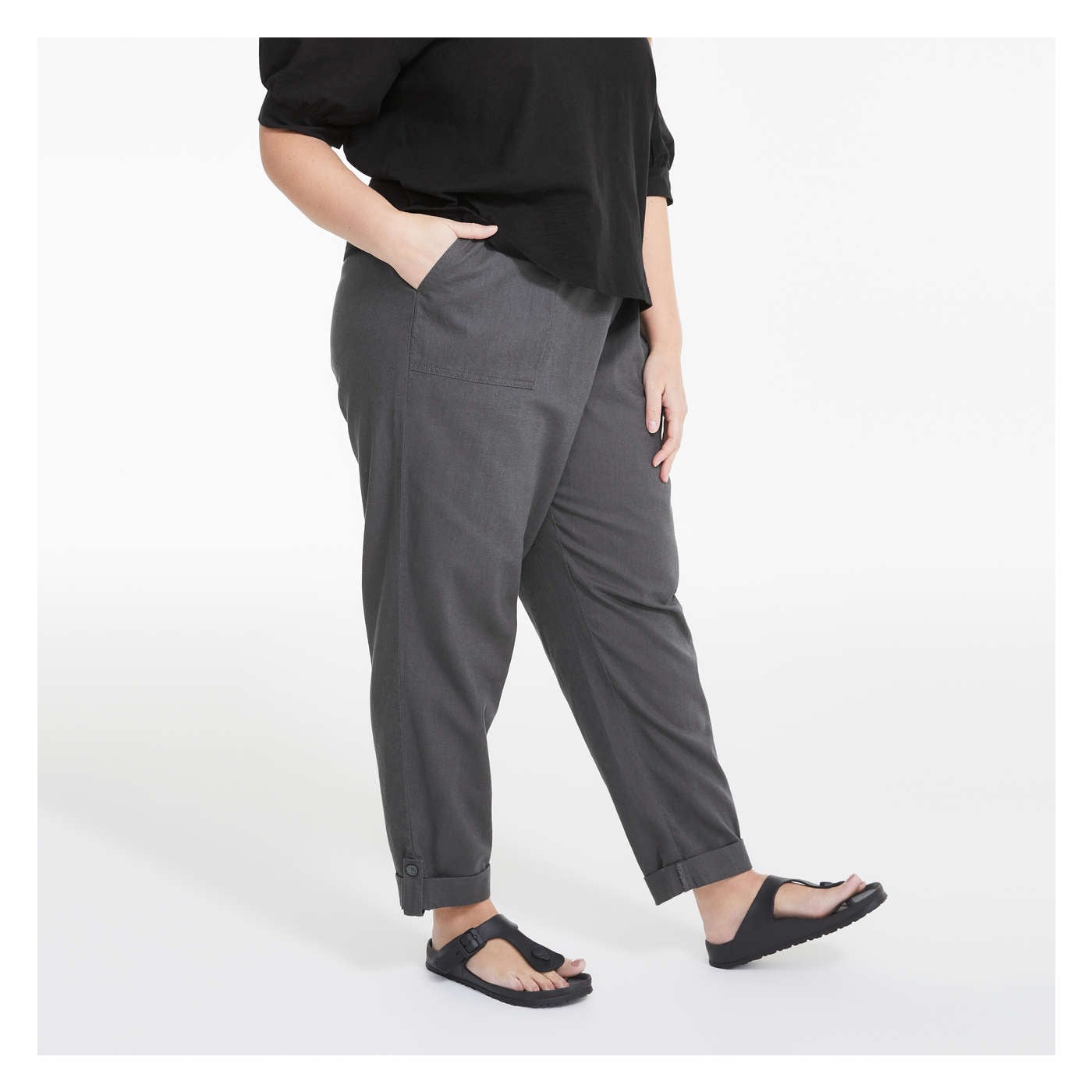 Women+ Linen-Blend Pant