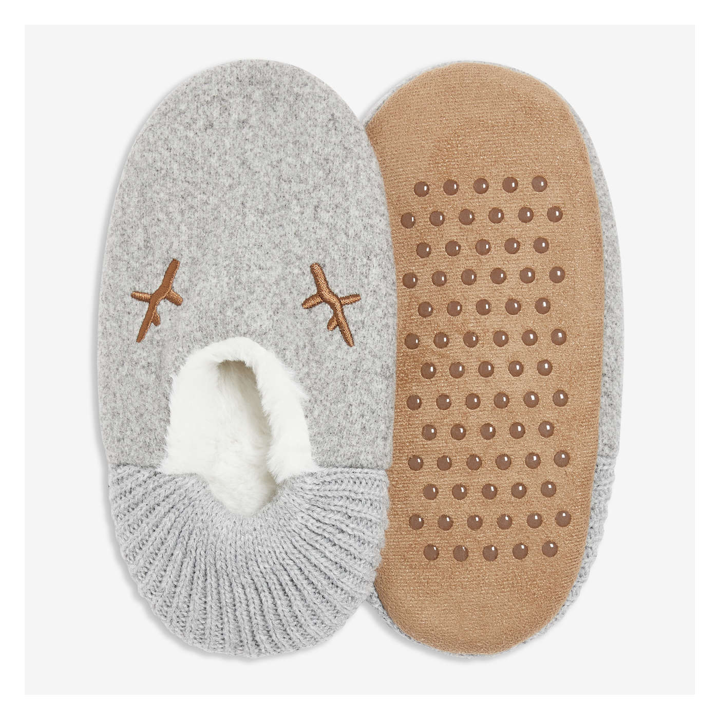 Kid Girls' Lined Slipper Socks