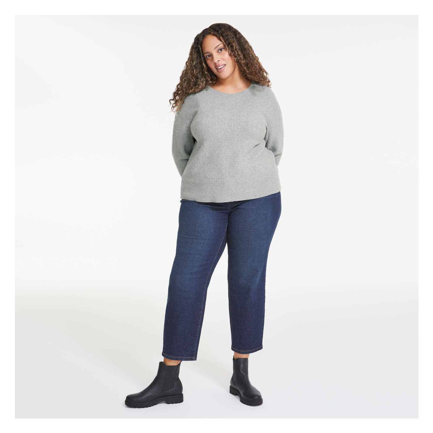 Women+ High Rise Straight Jean