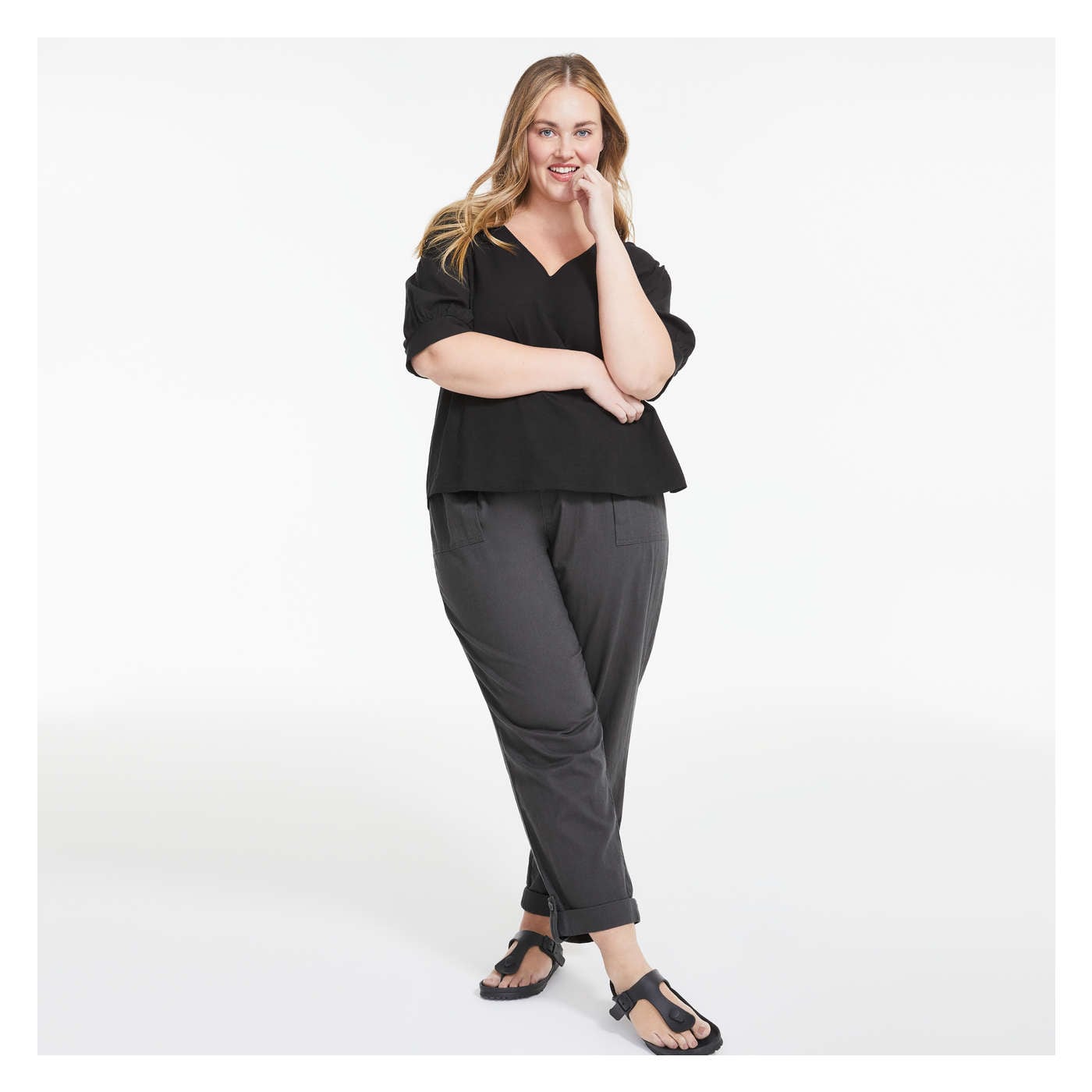 Women+ V-Neck Top