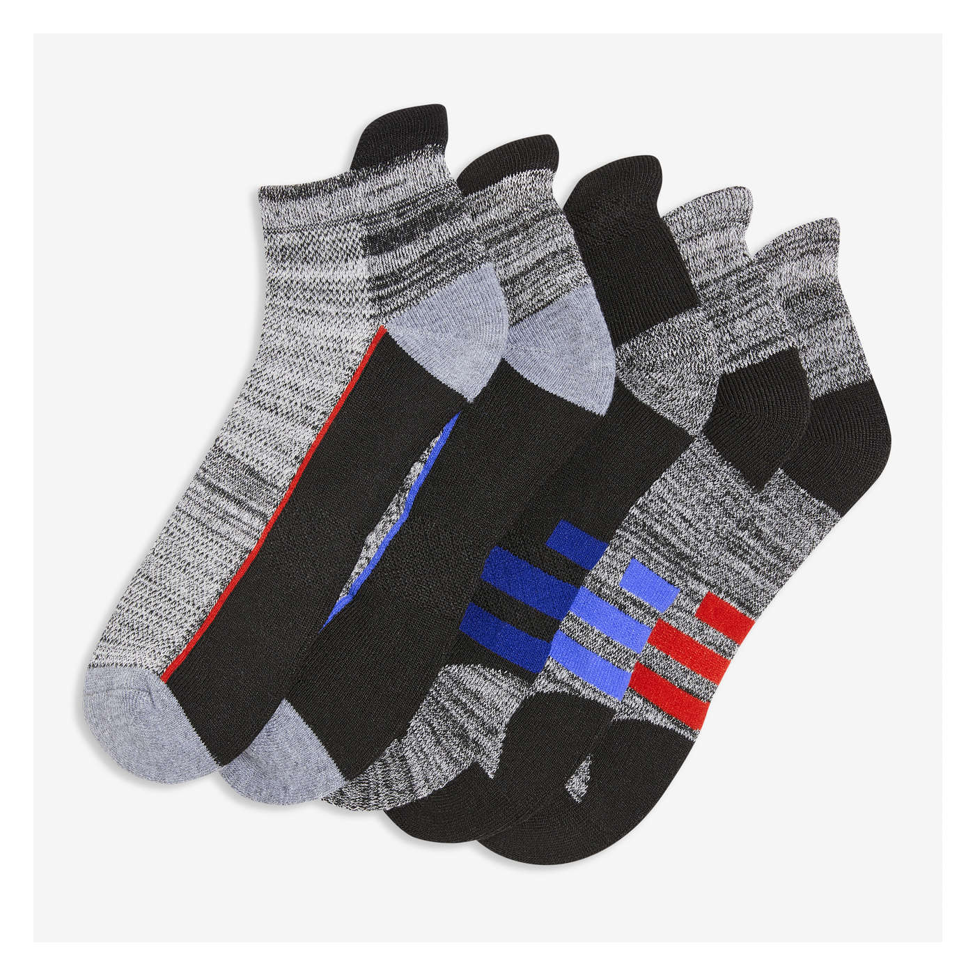 Men's 5 Pack Low-Cut Socks
