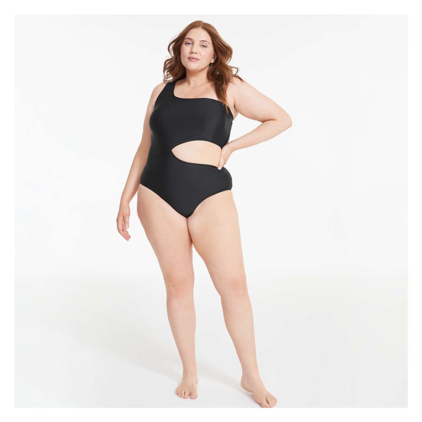 Women+ One-Shoulder Swimsuit