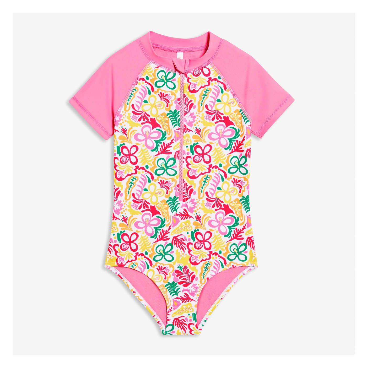 Kid Girls' Rash Guard Swimsuit
