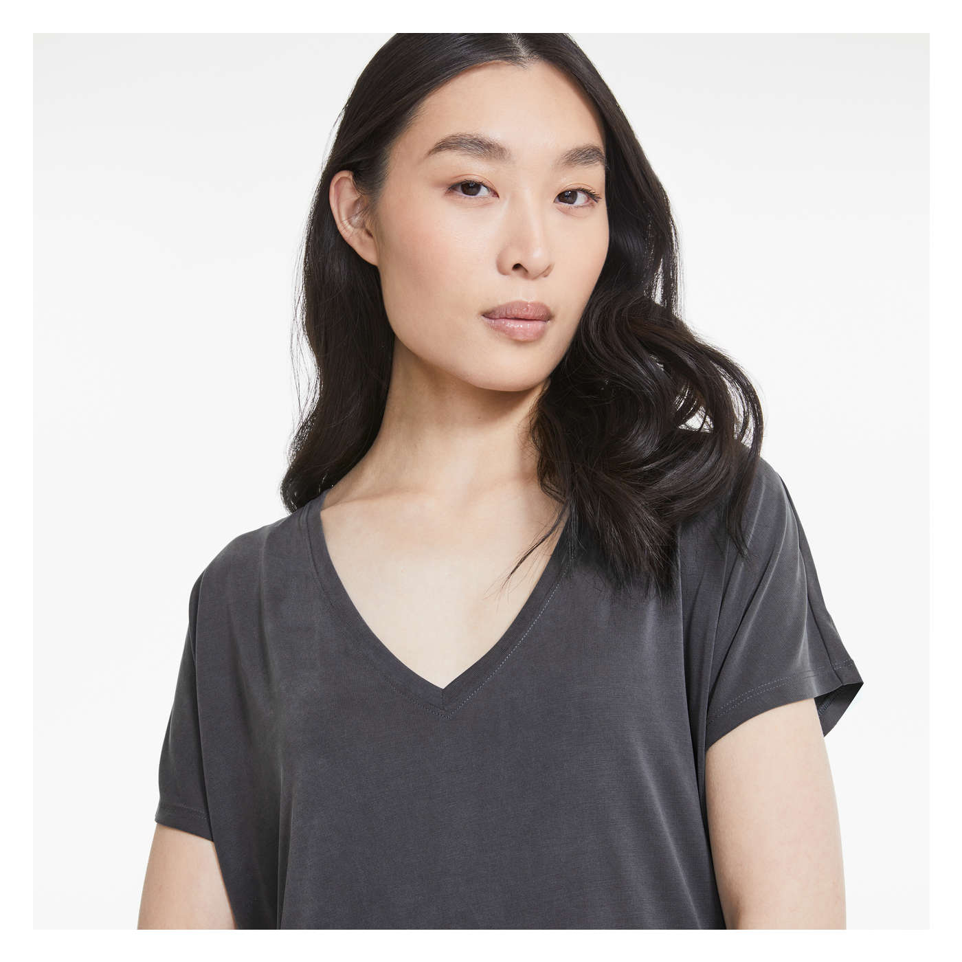 V-Neck Tee Dress