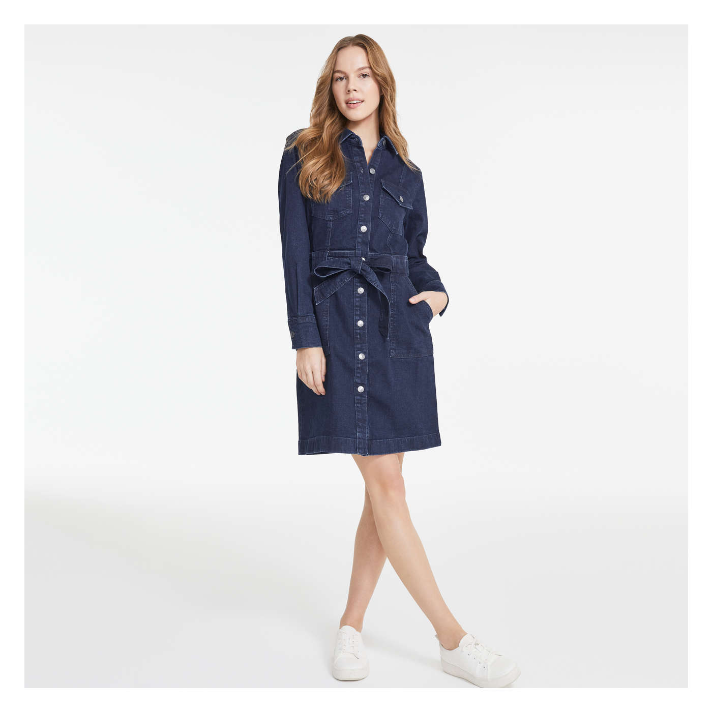 Denim Shirtdress