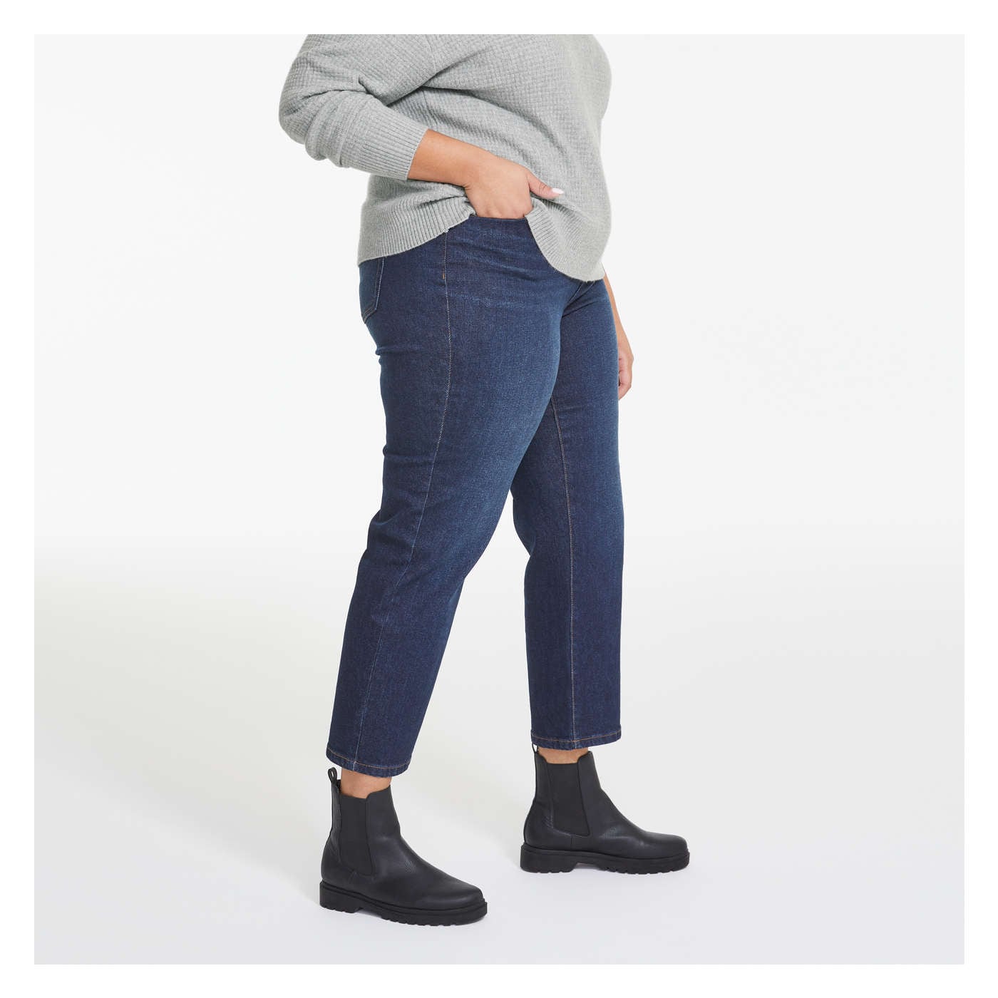 Women+ High Rise Straight Jean