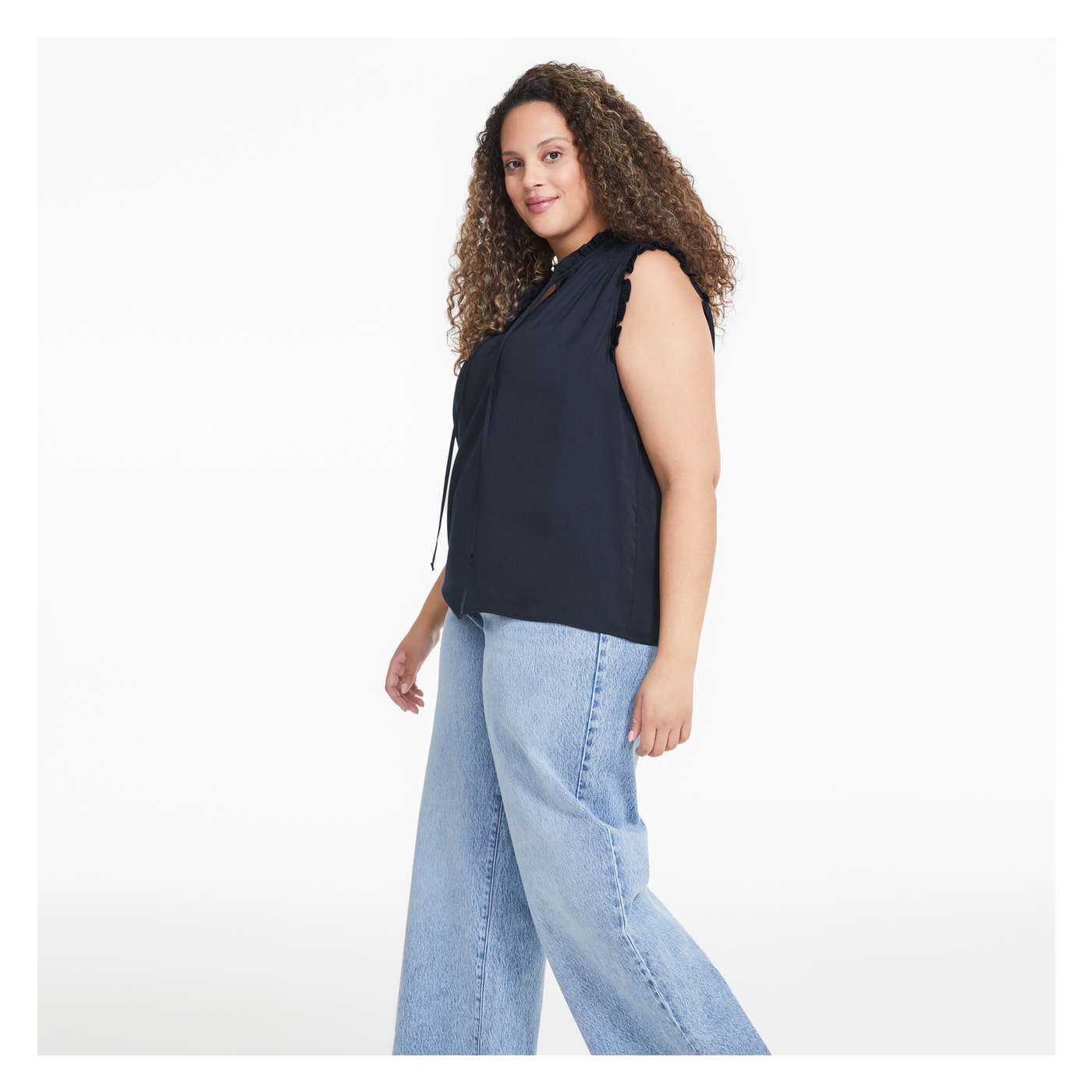 Women+ Split Neck Tank