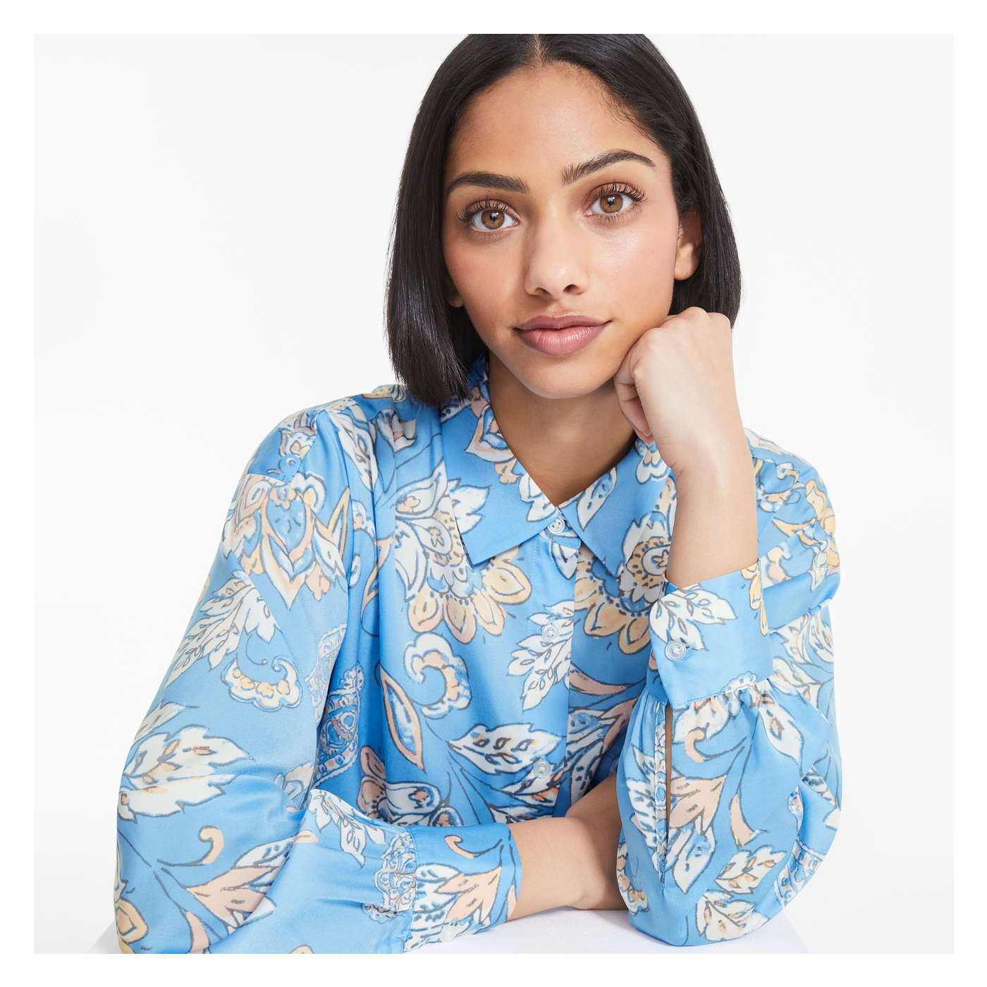 Flora Button-Down