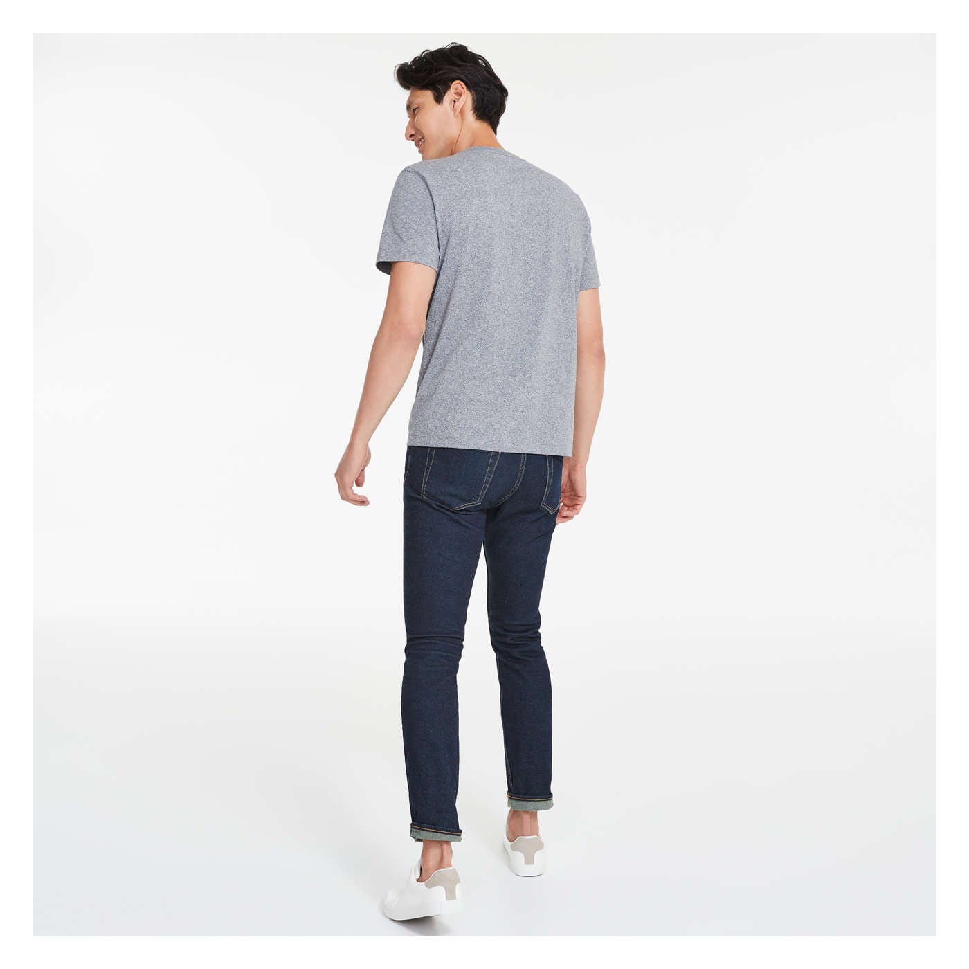 Men's Crew Neck Organic Cotton Tee