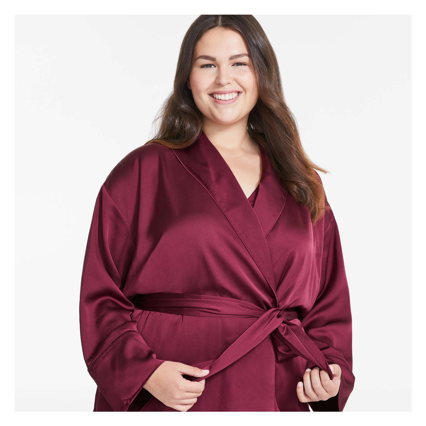 Women+ Satin Robe