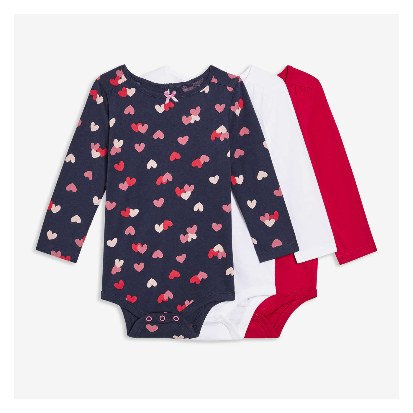 Baby Girls' 3 Pack Bodysuit