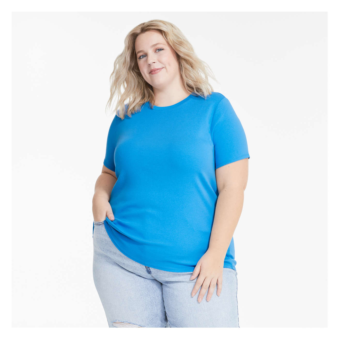 Women+ Crew Neck Organic Cotton Tee