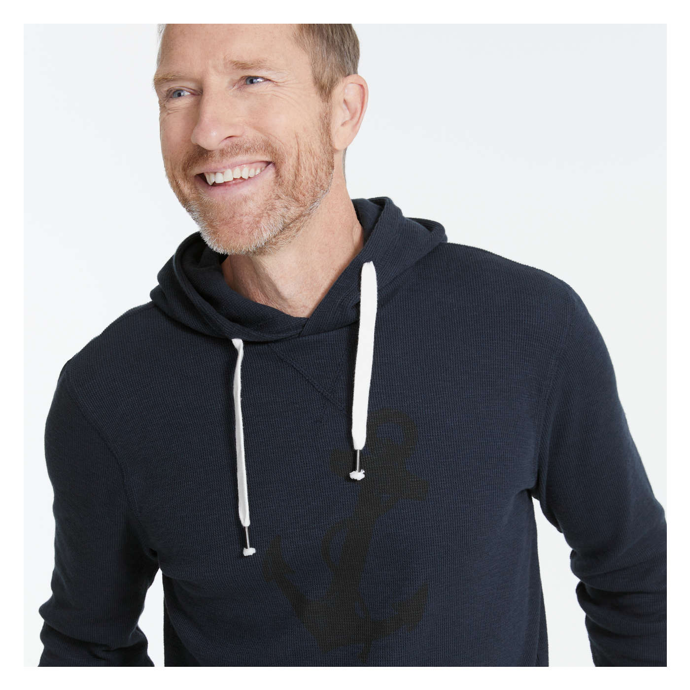 Men's Waffle Knit Hoodie