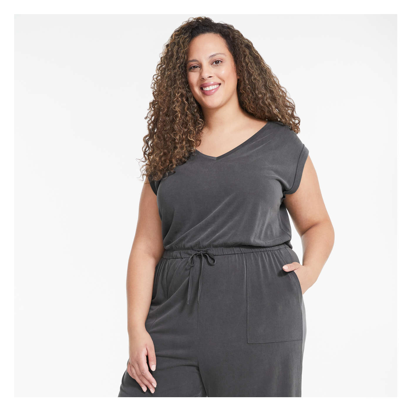 Women+ Drawstring Jumpsuit