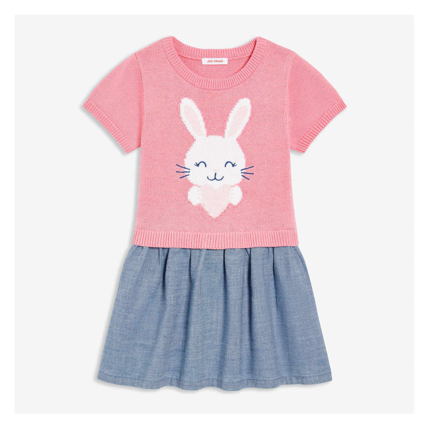 Toddler Girls' Chambray Skirt Dress