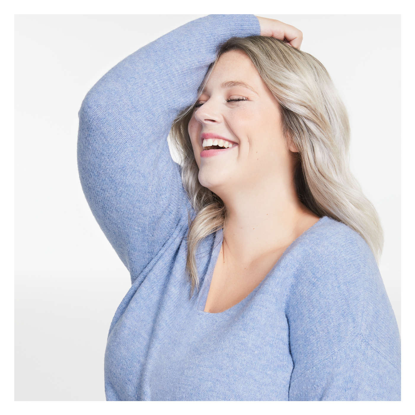 Women+ V-Neck Sweater
