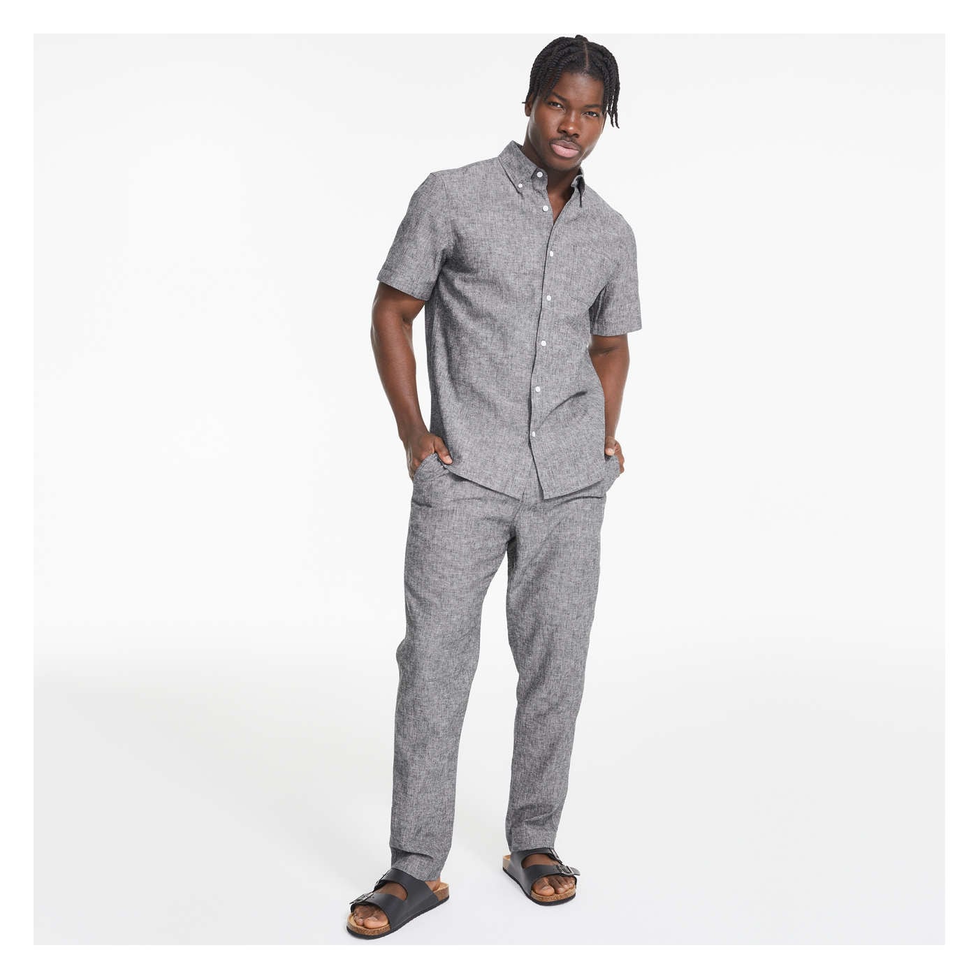 Men's Linen-Blend Pant