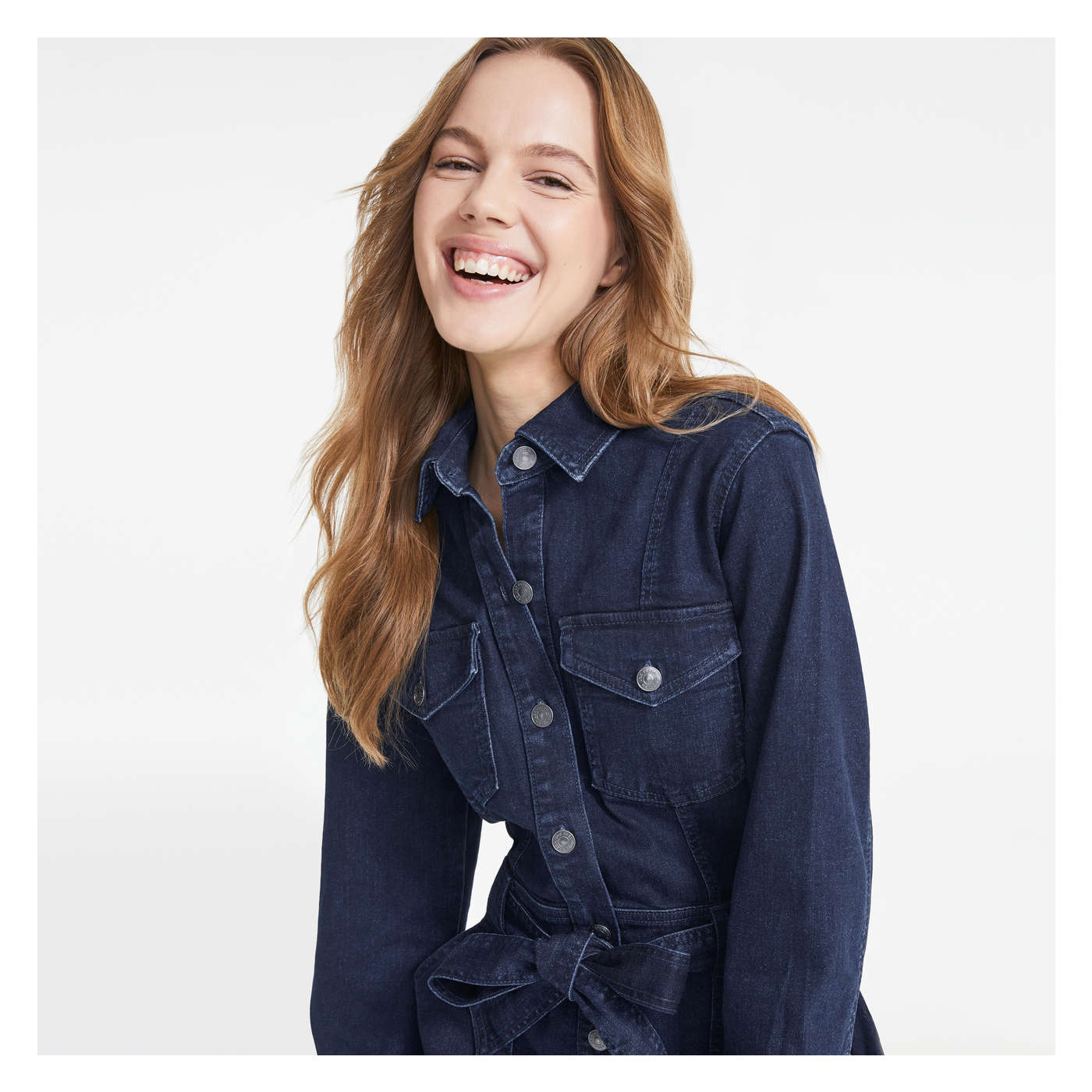 Denim Shirtdress